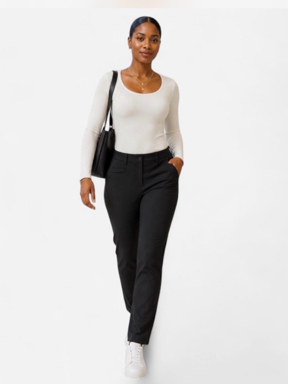 NWOT Lululemon City Sleek 5 Pocket Slim Straight Pants Black Size 4 Workleisure